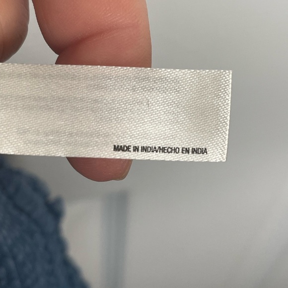 Daily Practice The Aster Pants Gauzy Wide Leg Pants in Sun Drenched Blue M - Picture 13 of 15